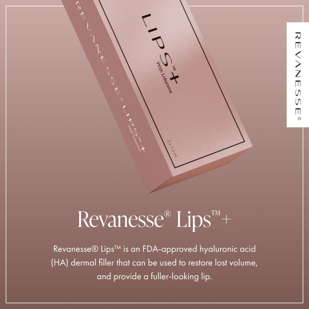 A box of lip stick with the words " revanesse lips ".